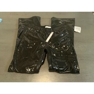 NWT black white look ASOS rave pants size 30 X 30 "